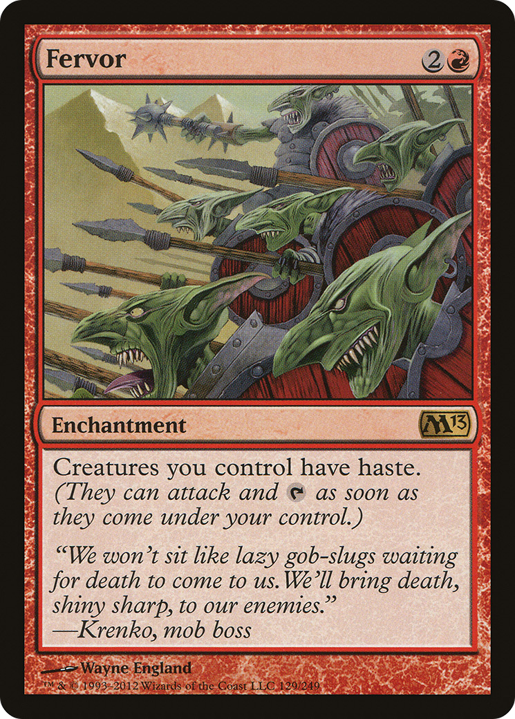 {R} Fervor [Magic 2013][M13 129]