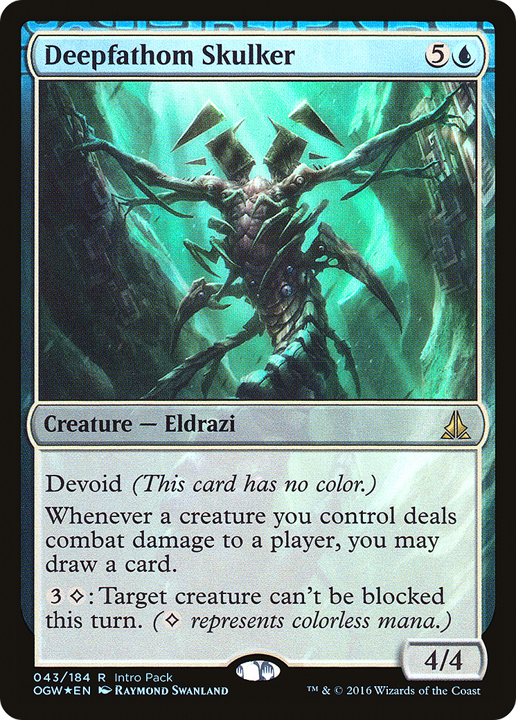 {R} Deepfathom Skulker (Intro Pack) [Oath of the Gatewatch Promos][PA OGW 043]