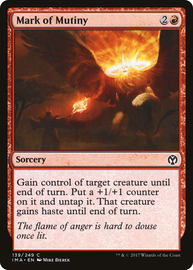{C} Mark of Mutiny [Iconic Masters][IMA 139]