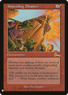 {R} Impending Disaster [LIST ULG-82]