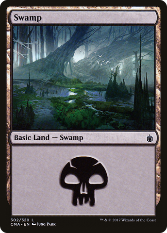{B}[CMA 302] Swamp (302) [Commander Anthology]