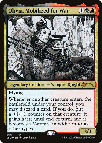 {R} Olivia, Mobilized for War (Sketch) [Secret Lair Drop Promos][SLD 699]