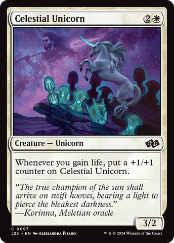 {C} Celestial Unicorn [Foundations Jumpstart][J25 097]