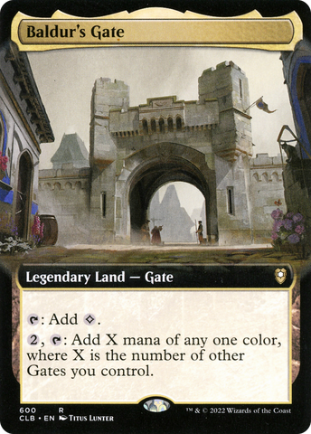 {R} Baldur's Gate (Extended Art) [Commander Legends: Battle for Baldur's Gate][CLB 600]