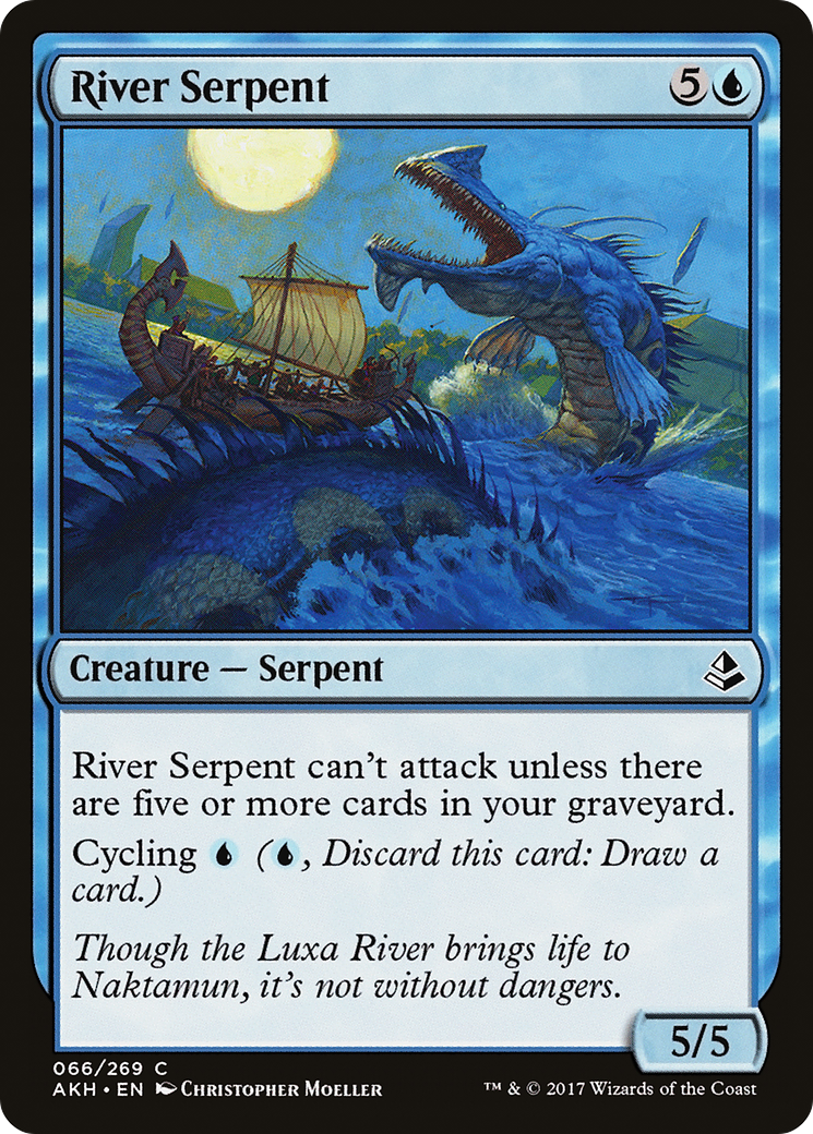 {C} River Serpent [Amonkhet][AKH 066]