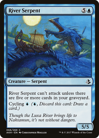{C} River Serpent [Amonkhet][AKH 066]