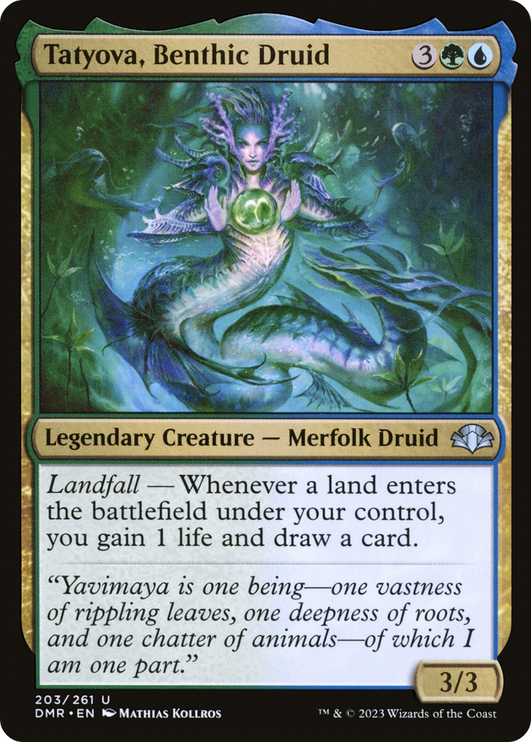 {C} Tatyova, Benthic Druid [Dominaria Remastered][DMR 203]