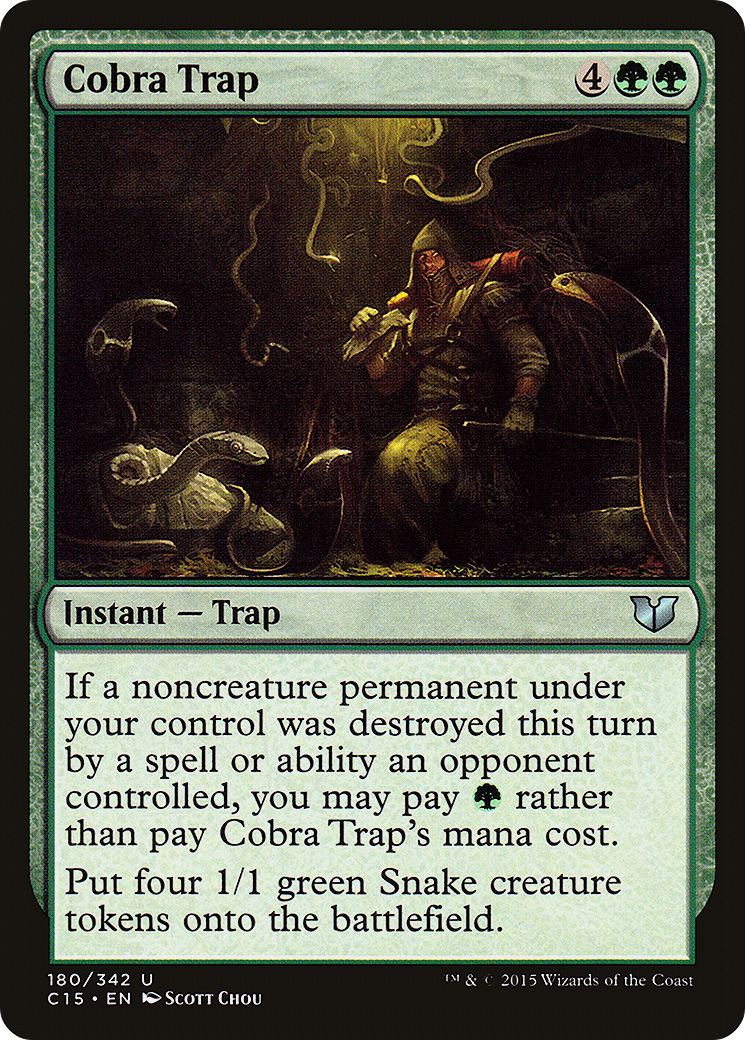 {C} Cobra Trap [Commander 2015][C15 180]