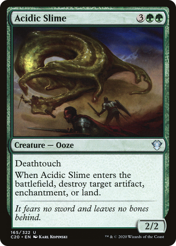 {C} Acidic Slime [Commander 2020][C20 165]