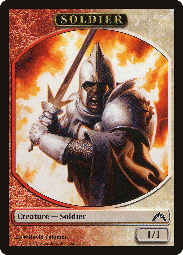 {T} Soldier Token [Gatecrash Tokens][TGTC 006]
