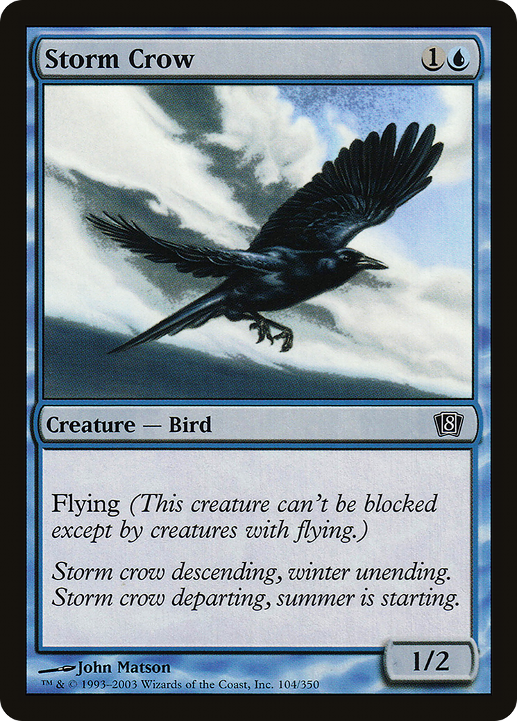 {C} Storm Crow [Eighth Edition][8ED 104]