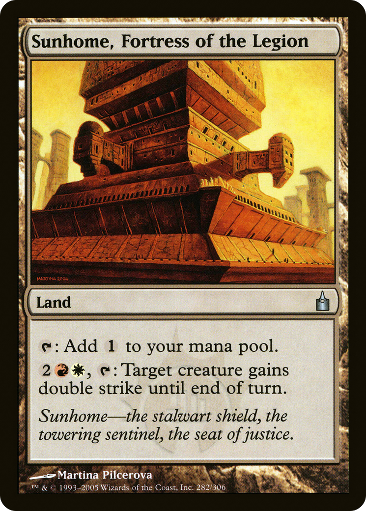 {C} Sunhome, Fortress of the Legion [Ravnica: City of Guilds][RAV 282]