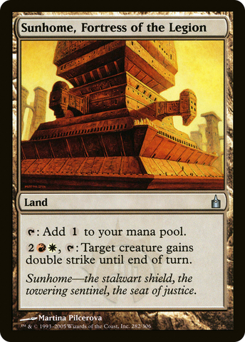 {C} Sunhome, Fortress of the Legion [Ravnica: City of Guilds][RAV 282]