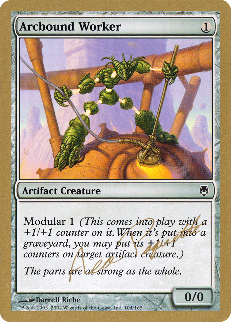 {C} Arcbound Worker (Aeo Paquette) [World Championship Decks 2004][GB WC04 AP104A]