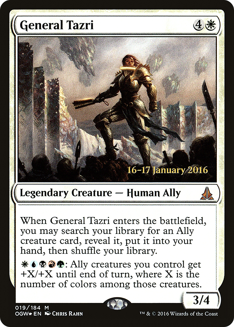 {R} General Tazri [Oath of the Gatewatch Prerelease Promos][PR OGW 019]