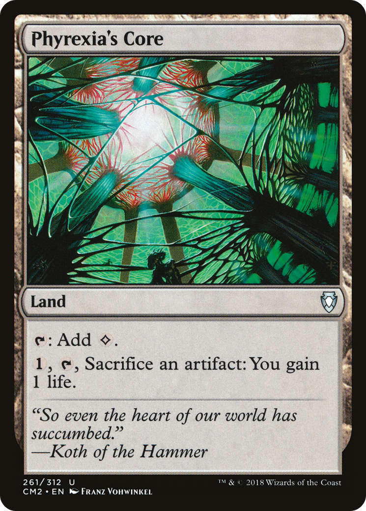 {C} Phyrexia's Core [Commander Anthology Volume II][CM2 261]