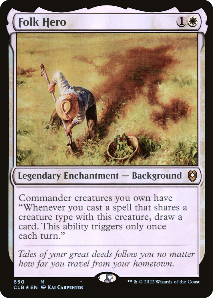 {R} Folk Hero [Commander Legends: Battle for Baldur's Gate][CLB 650]