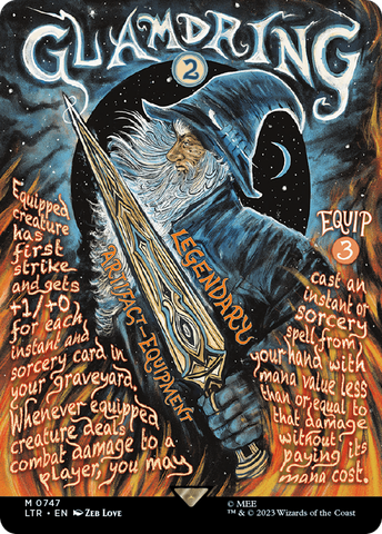 {R} Glamdring (Borderless Poster) [The Lord of the Rings: Tales of Middle-Earth][LTR 747]