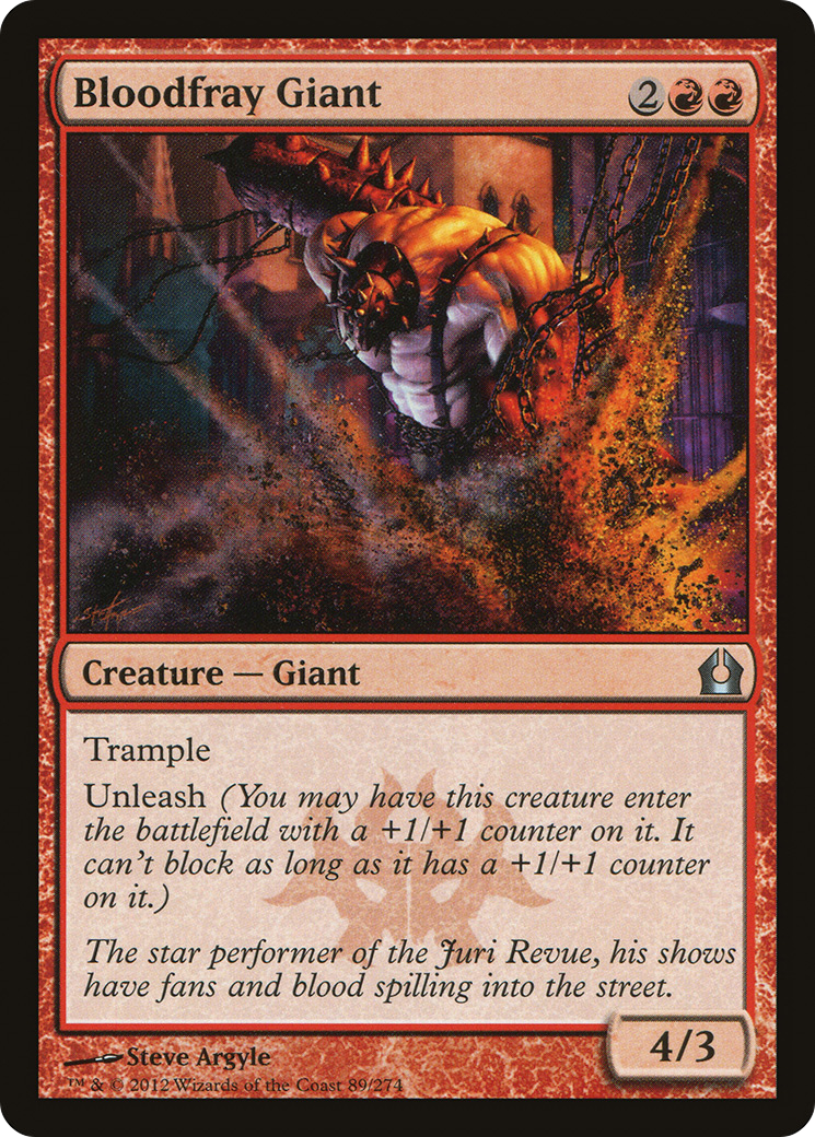 {C} Bloodfray Giant [Return to Ravnica][RTR 089]