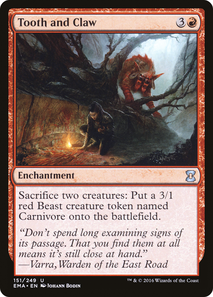 {C} Tooth and Claw [Eternal Masters][EMA 151]