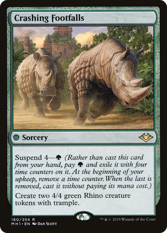 {R} Crashing Footfalls [Modern Horizons][MH1 160]