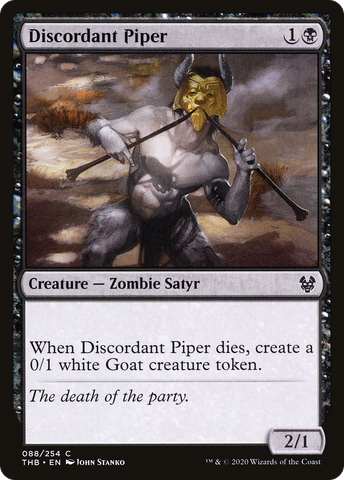 {C} Discordant Piper [Theros Beyond Death][THB 088]