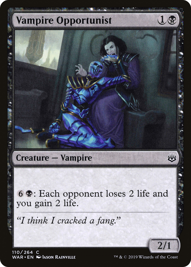 {C} Vampire Opportunist [War of the Spark][WAR 110]