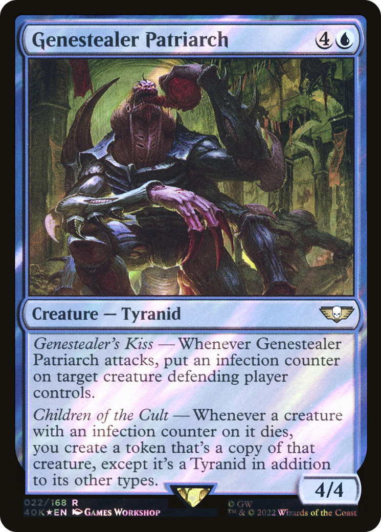 {R} Genestealer Patriarch (Surge Foil) [Universes Beyond: Warhammer 40,000][SF 40K 022]