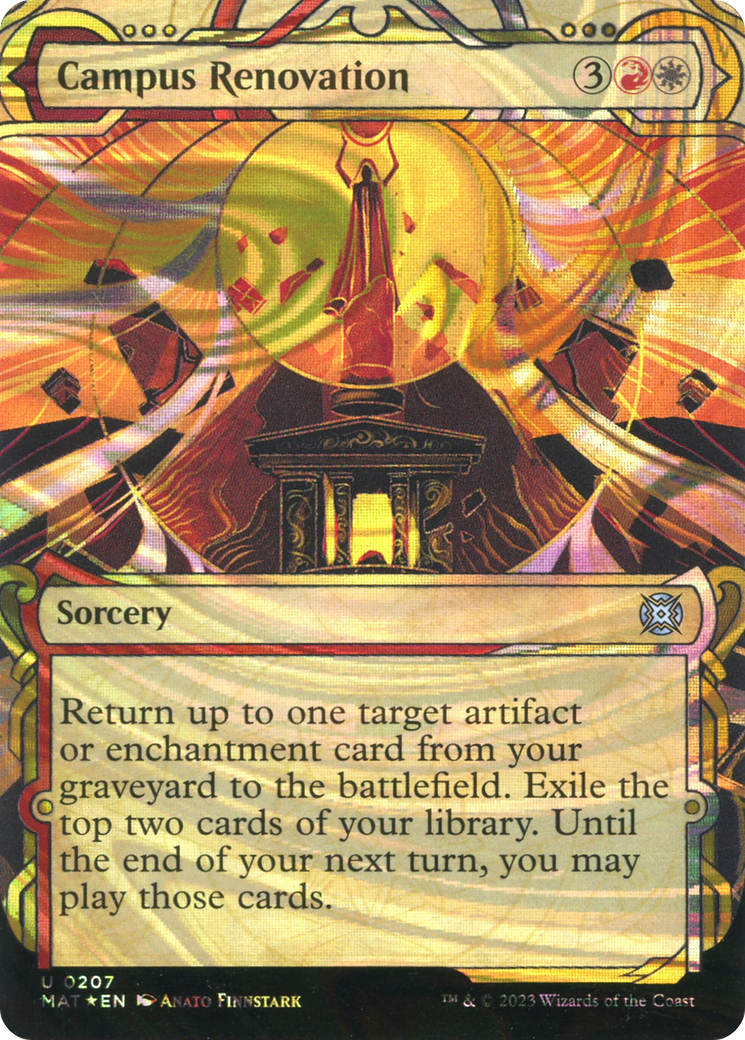 {C} Campus Renovation (Showcase Halo Foil) [March of the Machine: The Aftermath][MAT 207]
