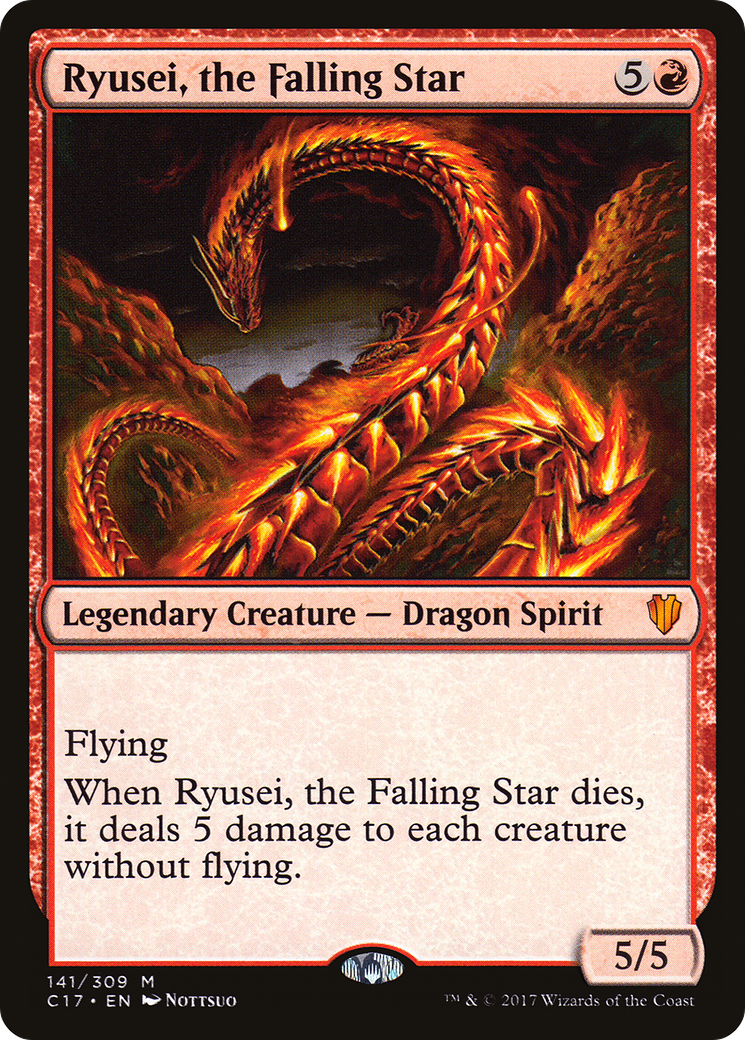 {R} Ryusei, the Falling Star [Commander 2017][C17 141]