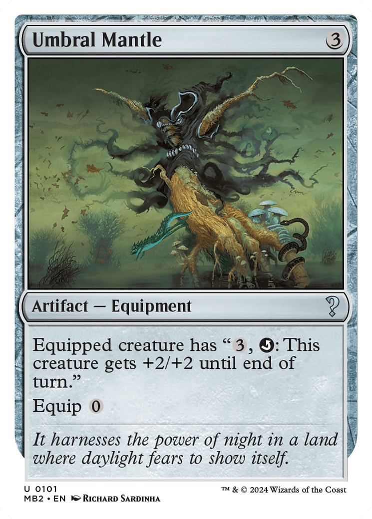 {C} Umbral Mantle (White Border) [Mystery Booster 2][MB2 101]