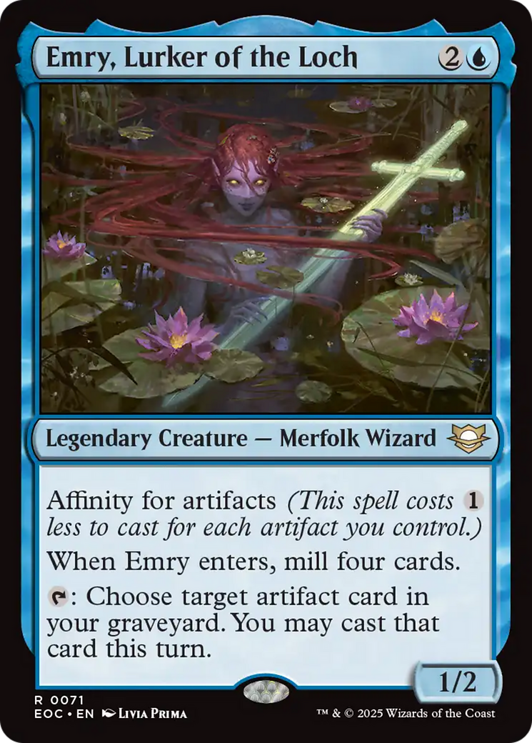 {R} Emry, Lurker of the Loch [Edge of Eternities Commander][EOC 071]