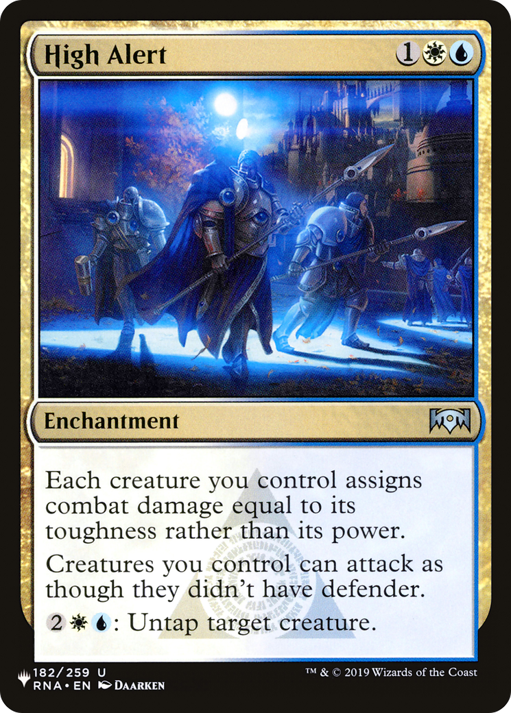 High Alert [LIST RNA-182]