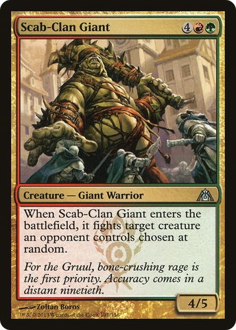 {C} Scab-Clan Giant [Dragon's Maze][DGM 101]