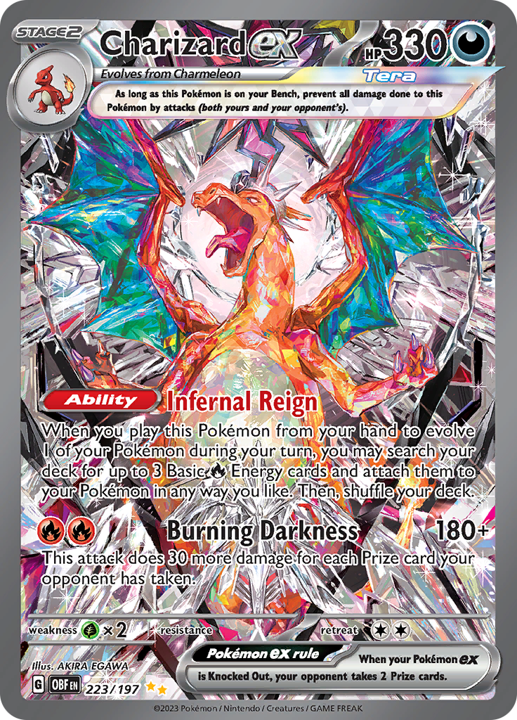 Charizard ex - 223/197 223 - SV03 Obsidian Flames Holofoil