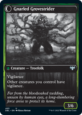 {C} Dormant Grove // Gnarled Grovestrider [Innistrad: Double Feature][DBL 465]