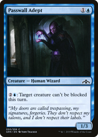{C} Passwall Adept [Guilds of Ravnica][GRN 050]