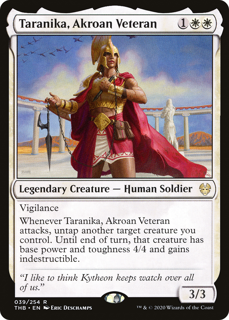 {R} Taranika, Akroan Veteran [Theros Beyond Death][THB 039]