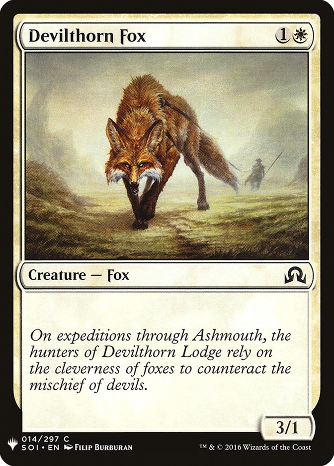 {C} Devilthorn Fox [Mystery Booster][MB1 SOI 014]