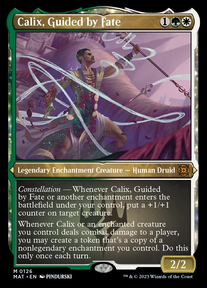 {R} Calix, Guided by Fate (Foil Etched) [March of the Machine: The Aftermath][MAT 126]