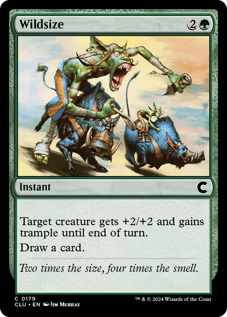 {C} Wildsize [Ravnica: Clue Edition][CLU 179]