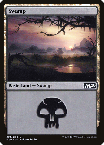 {B}[M20 271] Swamp (271) [Core Set 2020]