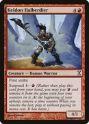 {C} Keldon Halberdier [Time Spiral][TSP 167]