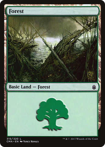 {B}[CMA 315] Forest (315) [Commander Anthology]