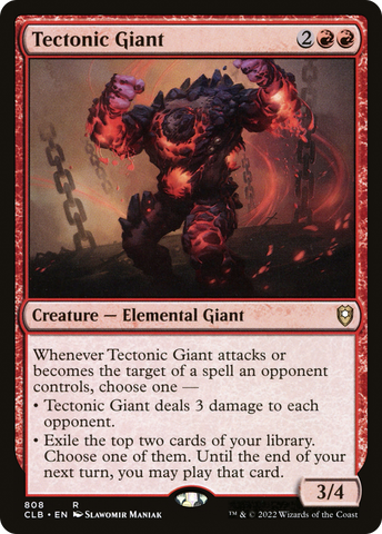 {R} Tectonic Giant [Commander Legends: Battle for Baldur's Gate][CLB 808]