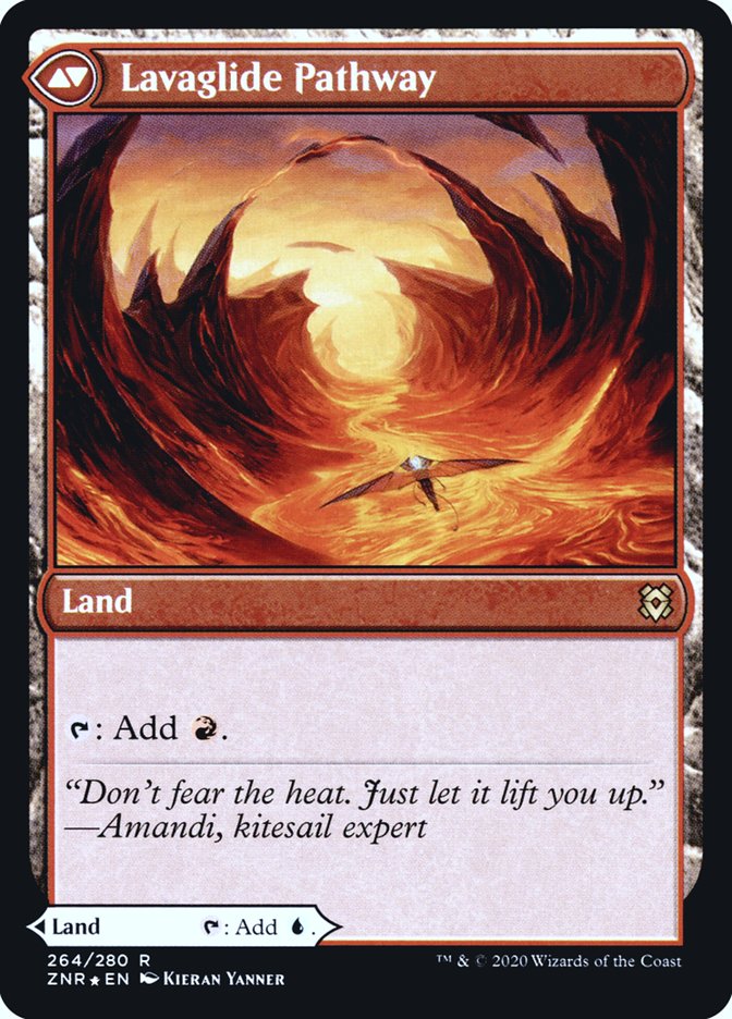{R} Riverglide Pathway // Lavaglide Pathway [Zendikar Rising Prerelease Promos][PR ZNR 264]