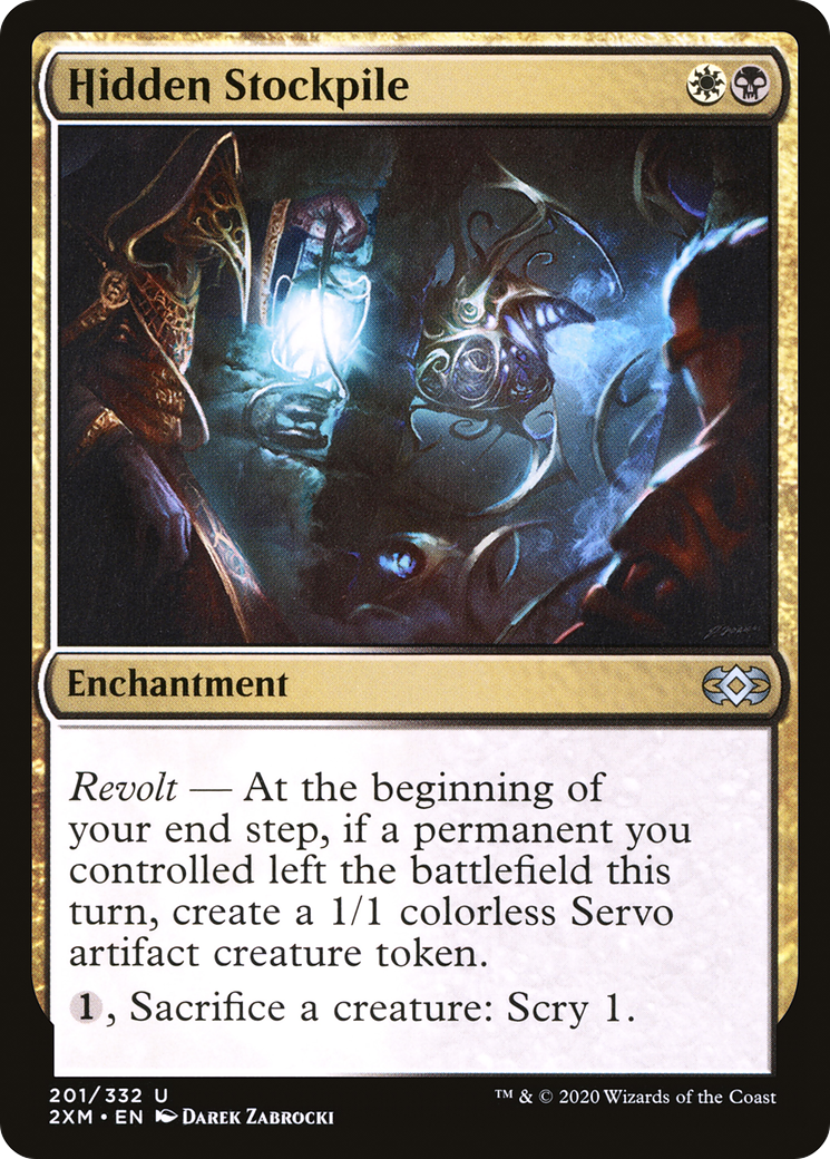 {C} Hidden Stockpile [Double Masters][2XM 201]