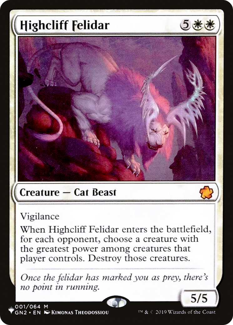 Highcliff Felidar [LIST 001/064]
