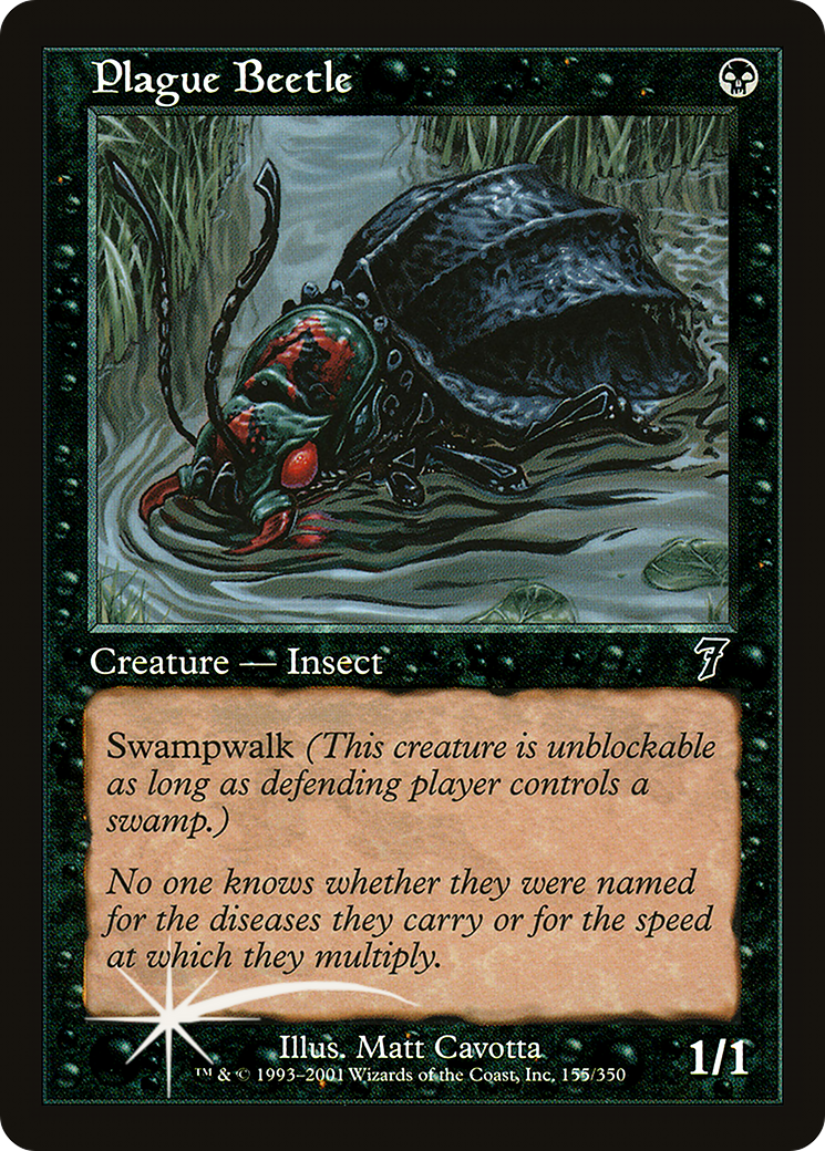 {C} Plague Beetle [Seventh Edition][7ED 155]