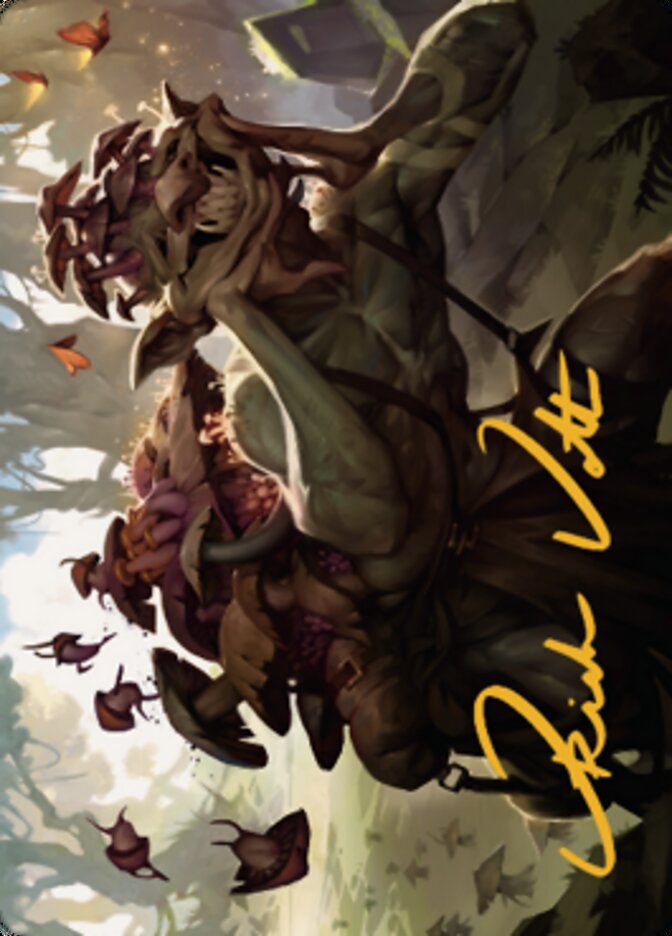 {A} Sprouting Goblin Art Card (Gold-Stamped Signature) [Dominaria United Art Series][GS ADMU 038]